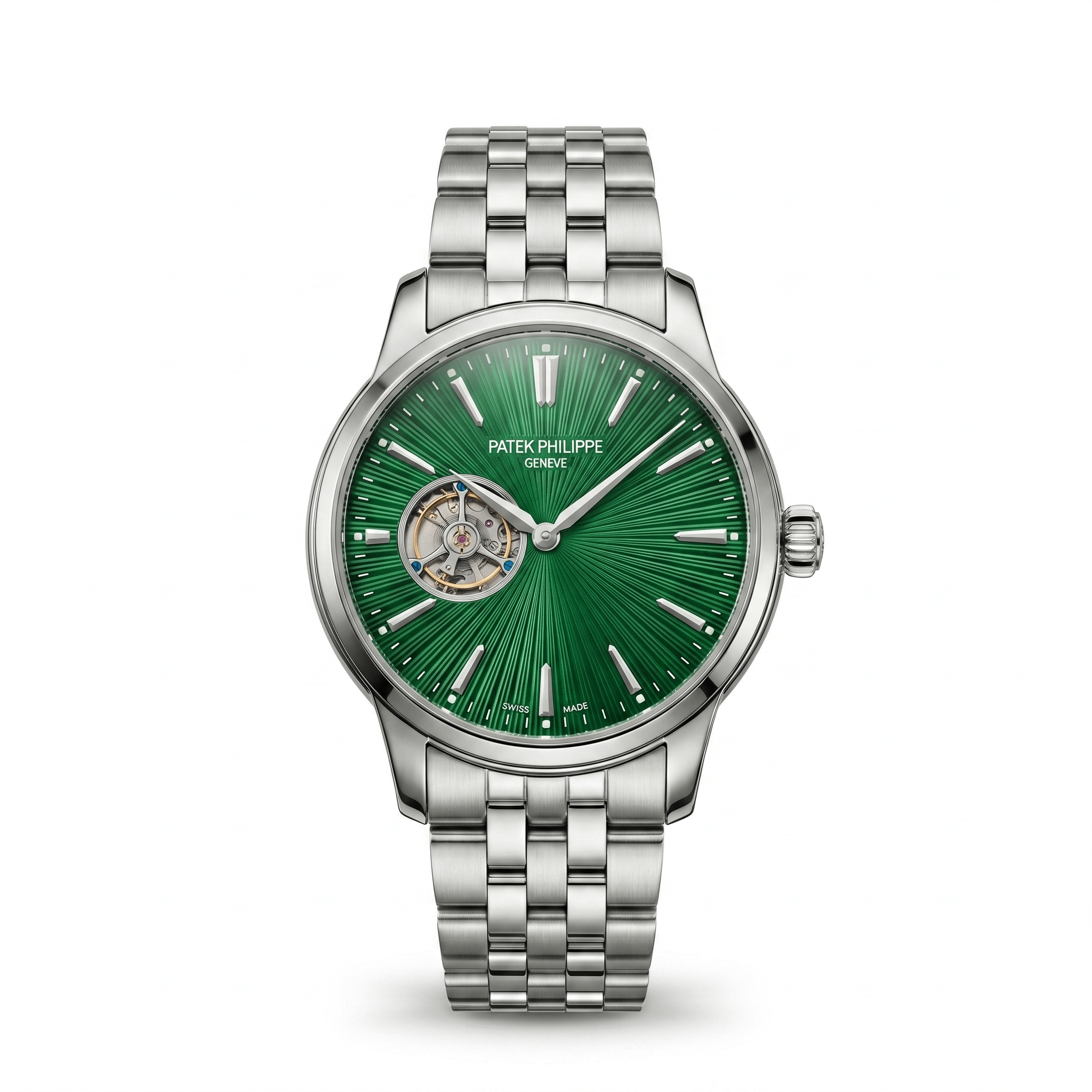 Patek Philippe Open Heart Automatic (Green Dial – Custom / Inspired Model)