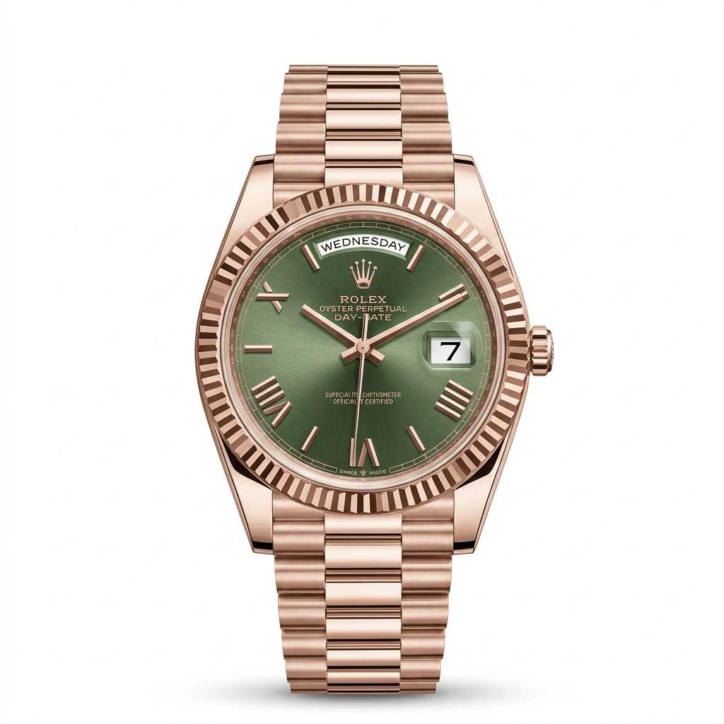 The Evergreen President: Everose Gold Day-Date